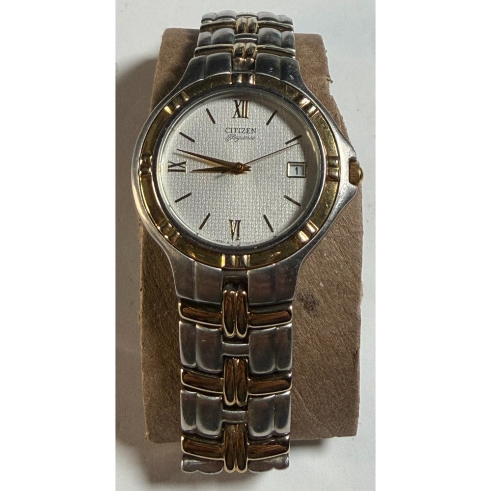 Citizen Elegance Men's Watch WR Two Tone 5510-H04511 K New Battery